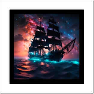 Pirate ship Posters and Art